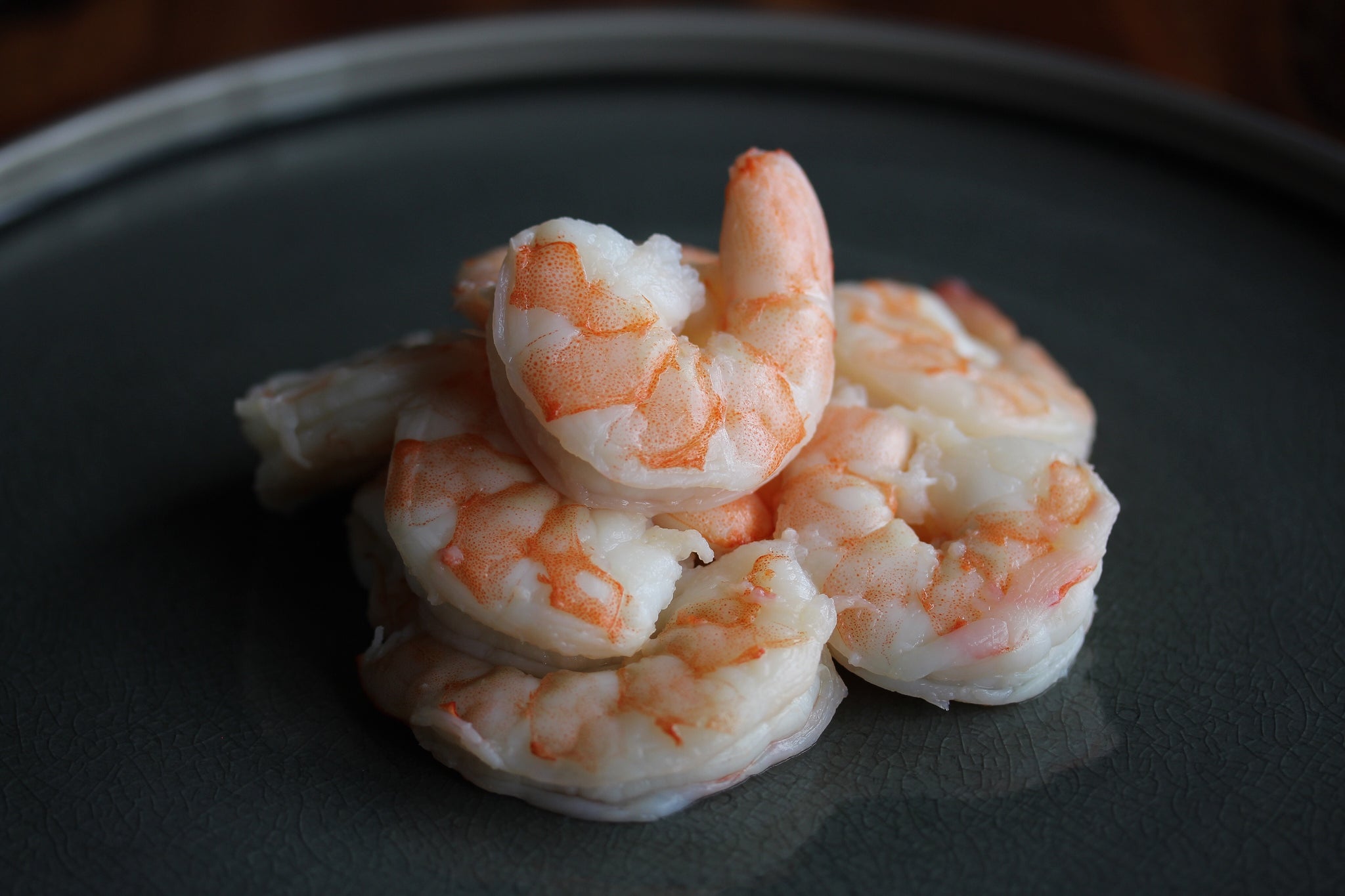 Poached Prawns