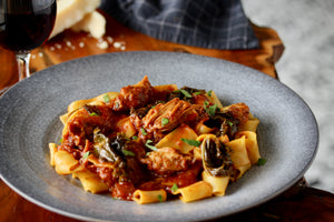 pork sugo pappardelle pasta