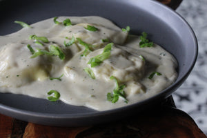 niagara sweet corn ravioli
