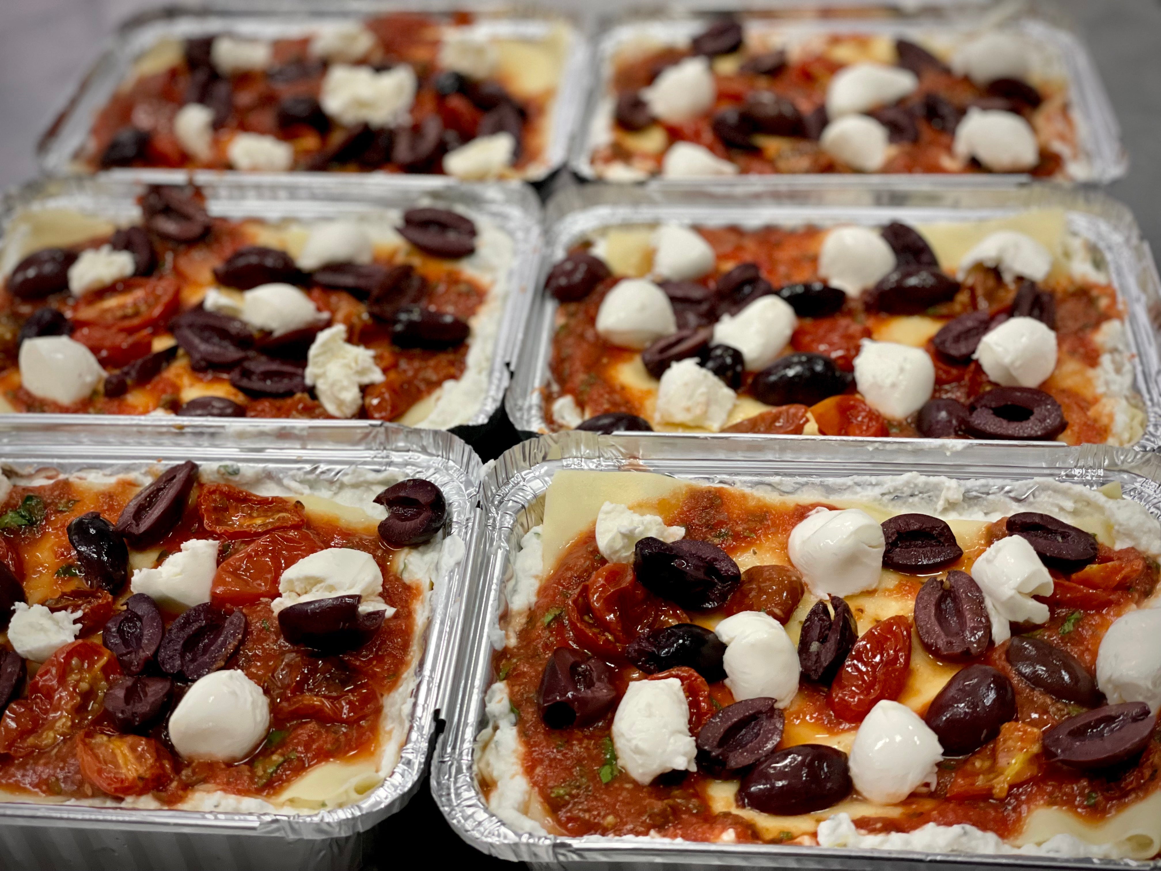 chicken puttanesca lasagna