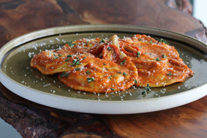 Chorizo & Feta Ravioli - Cacio Pepe Meals