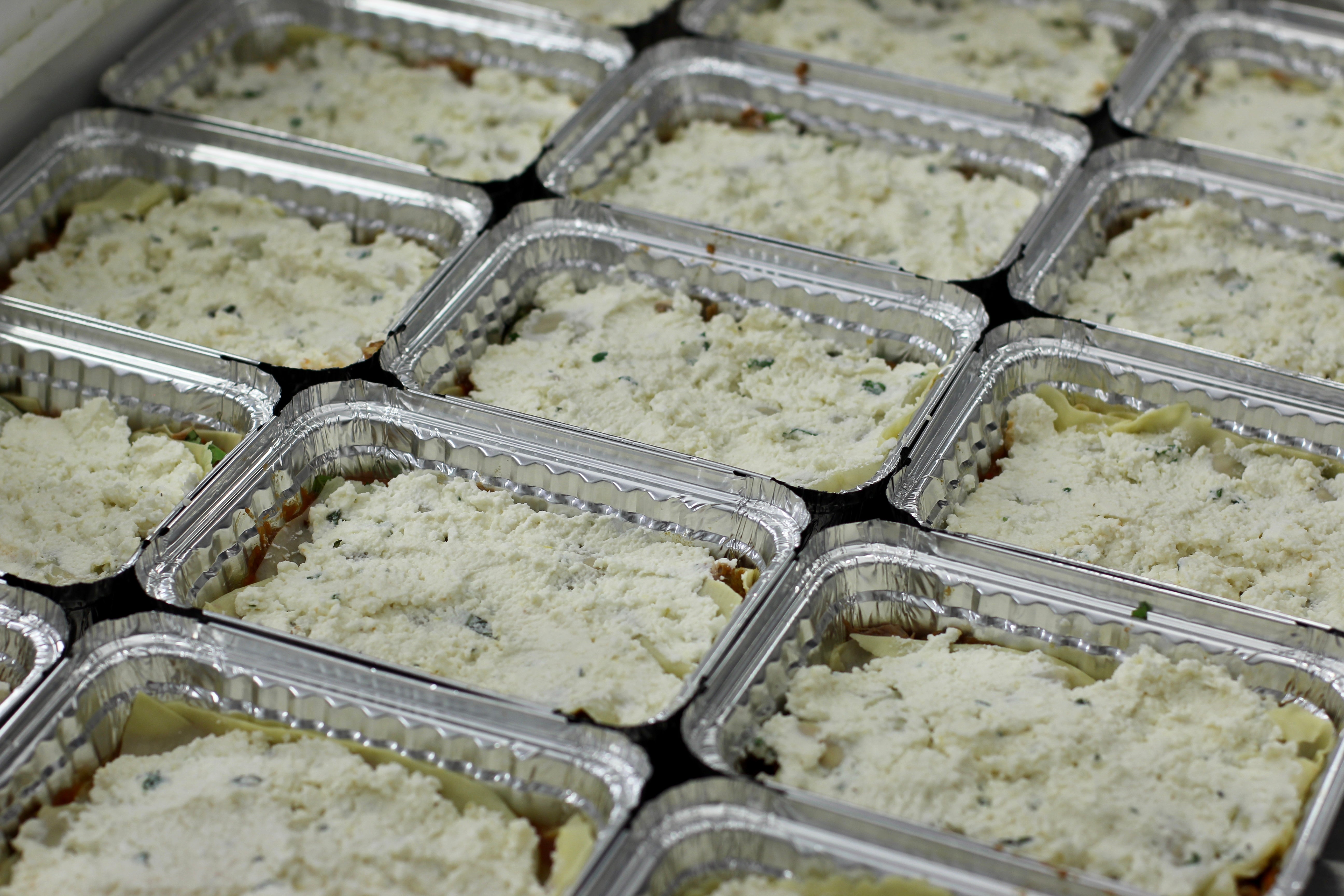 herbed ricotta lasagna layer