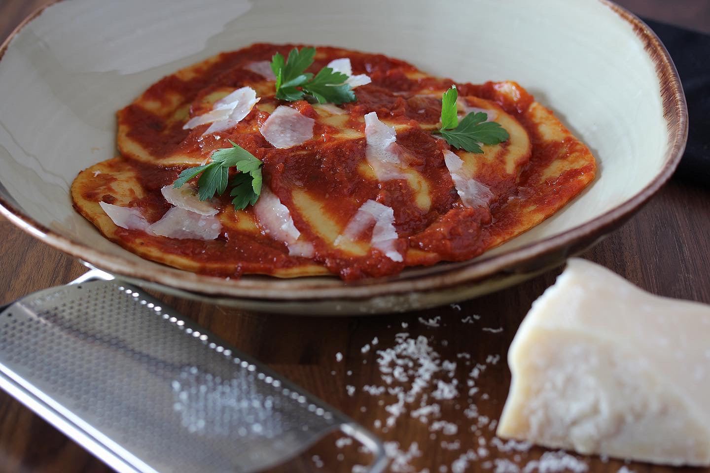 Italian Sausage & Peperonata Ravioli - Cacio Pepe Meals