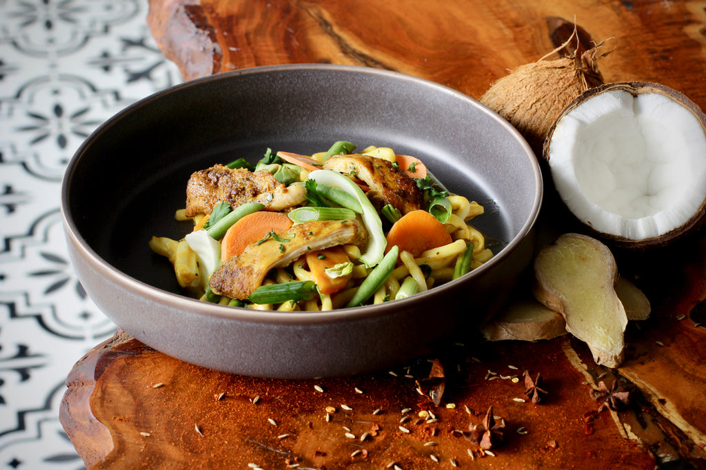 malaysian chicken coconut curry