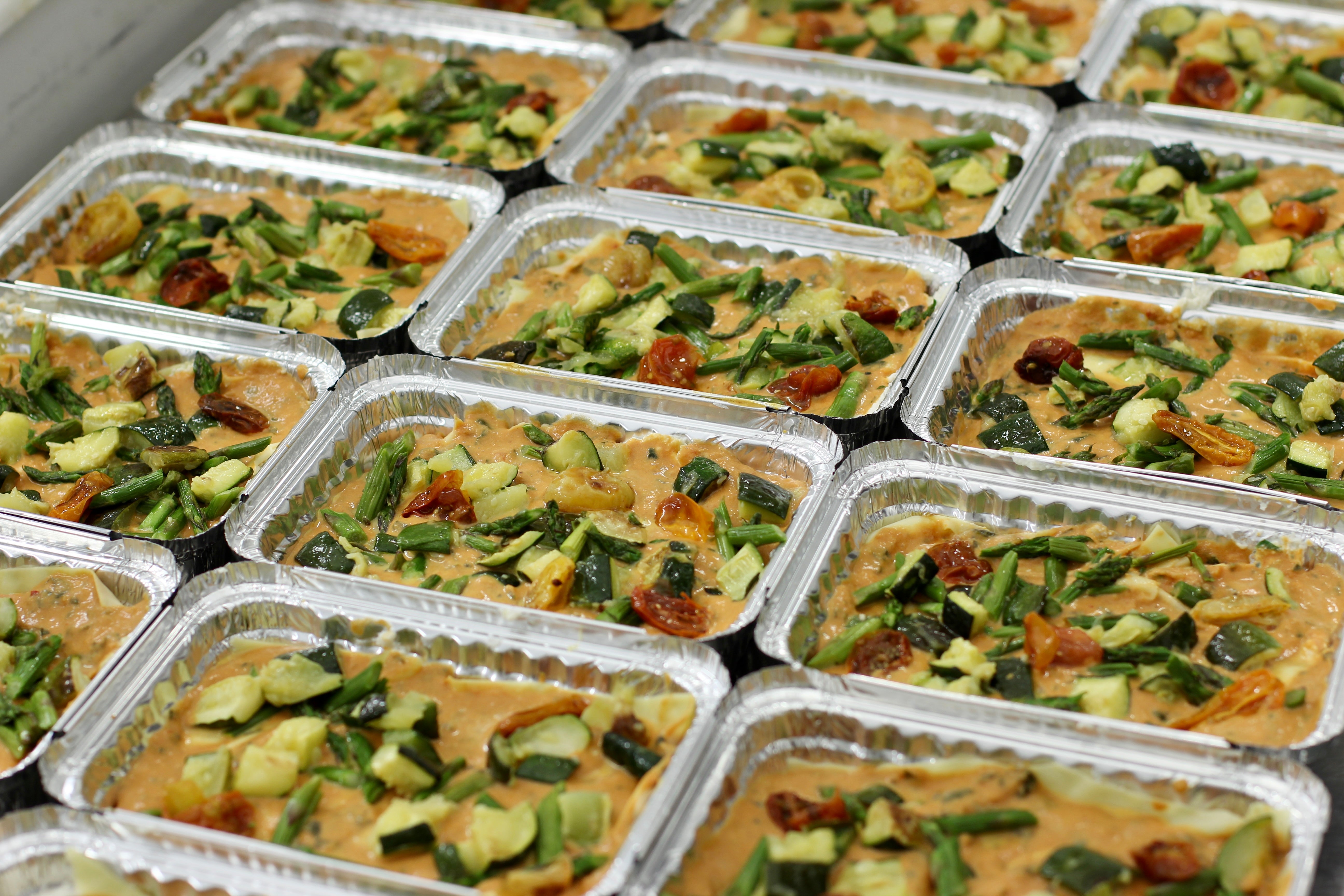 seafood lasagna vegetable layer