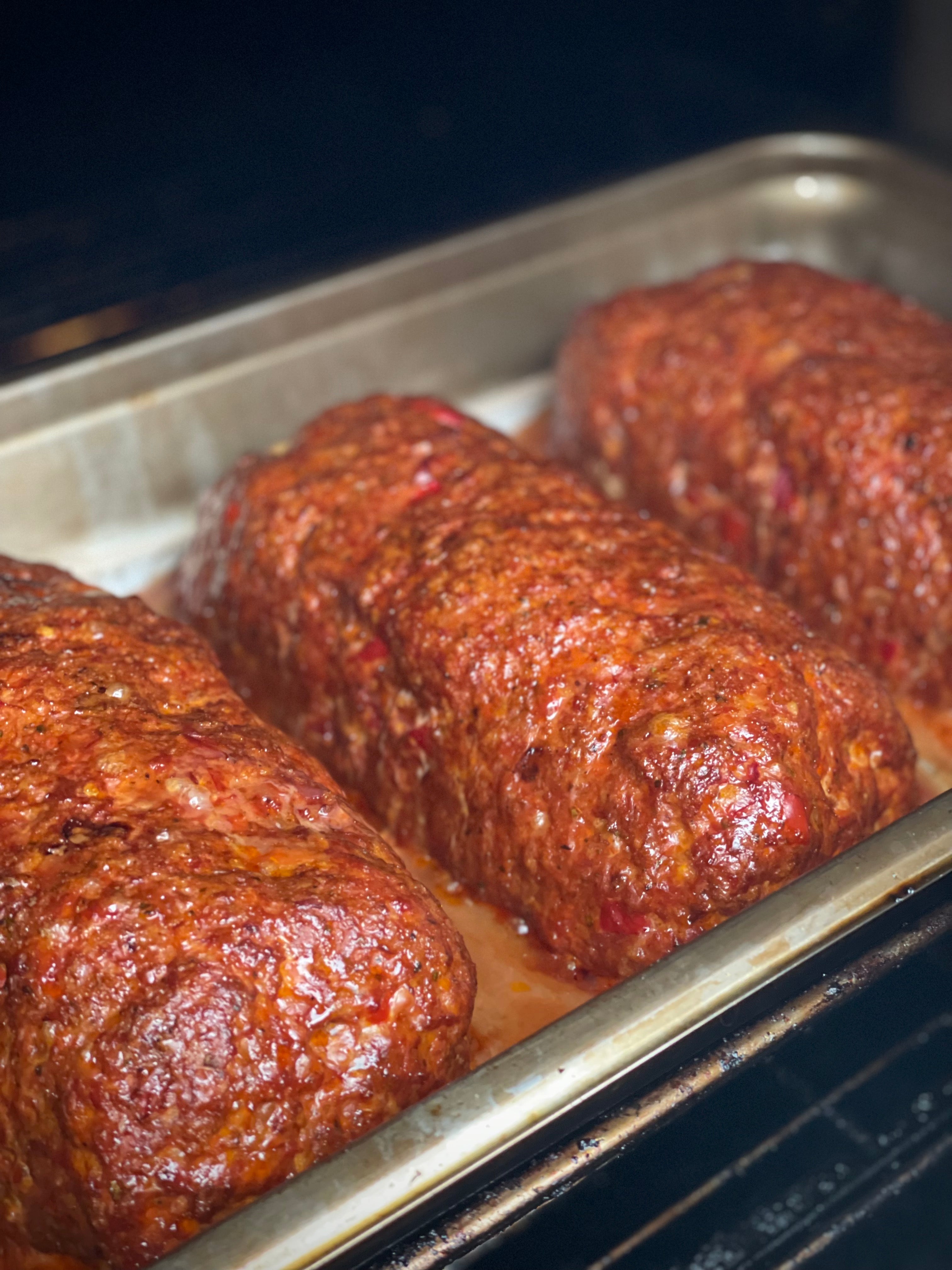 smoked chorizo meatloaf whole