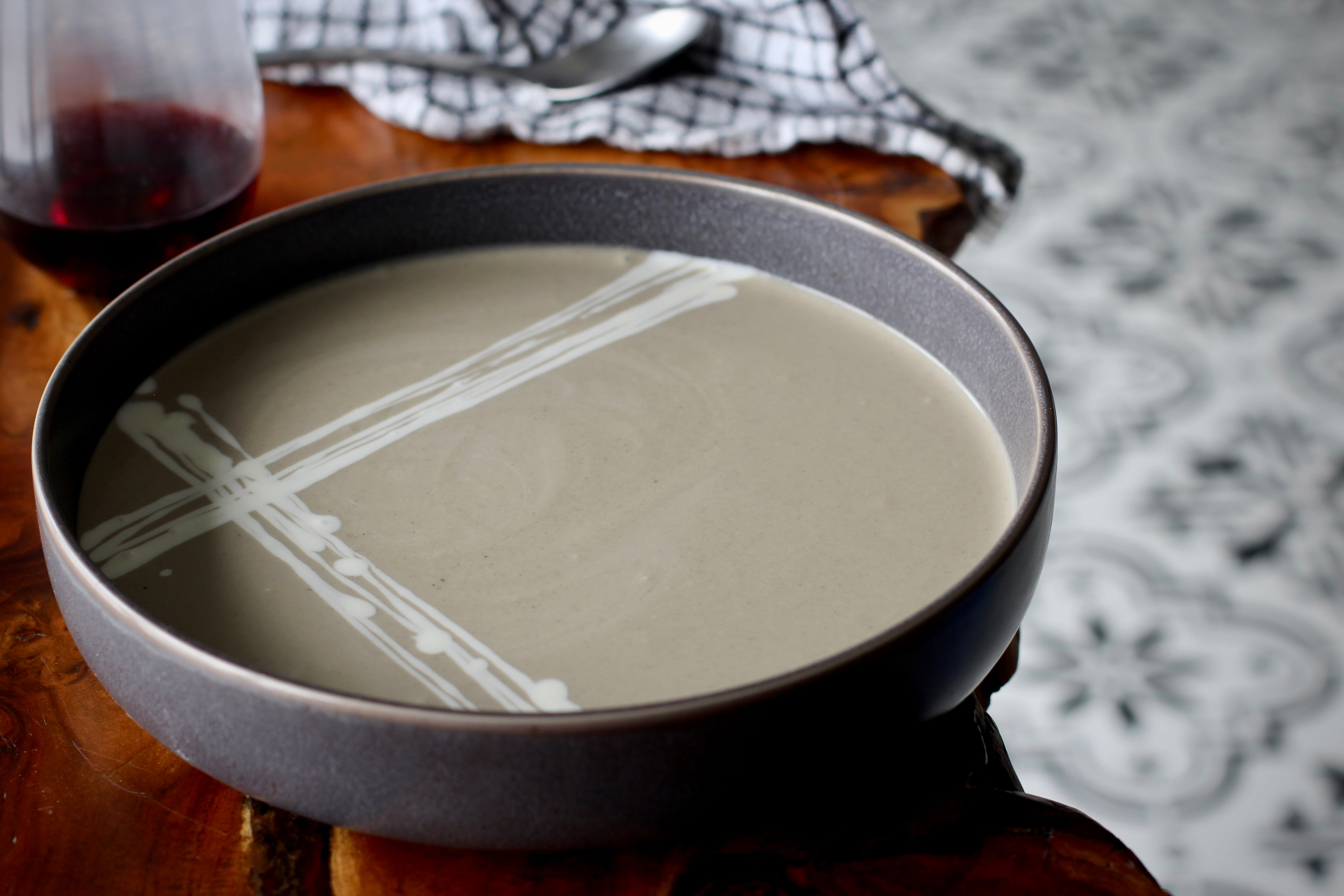 wild mushroom black truffle soup